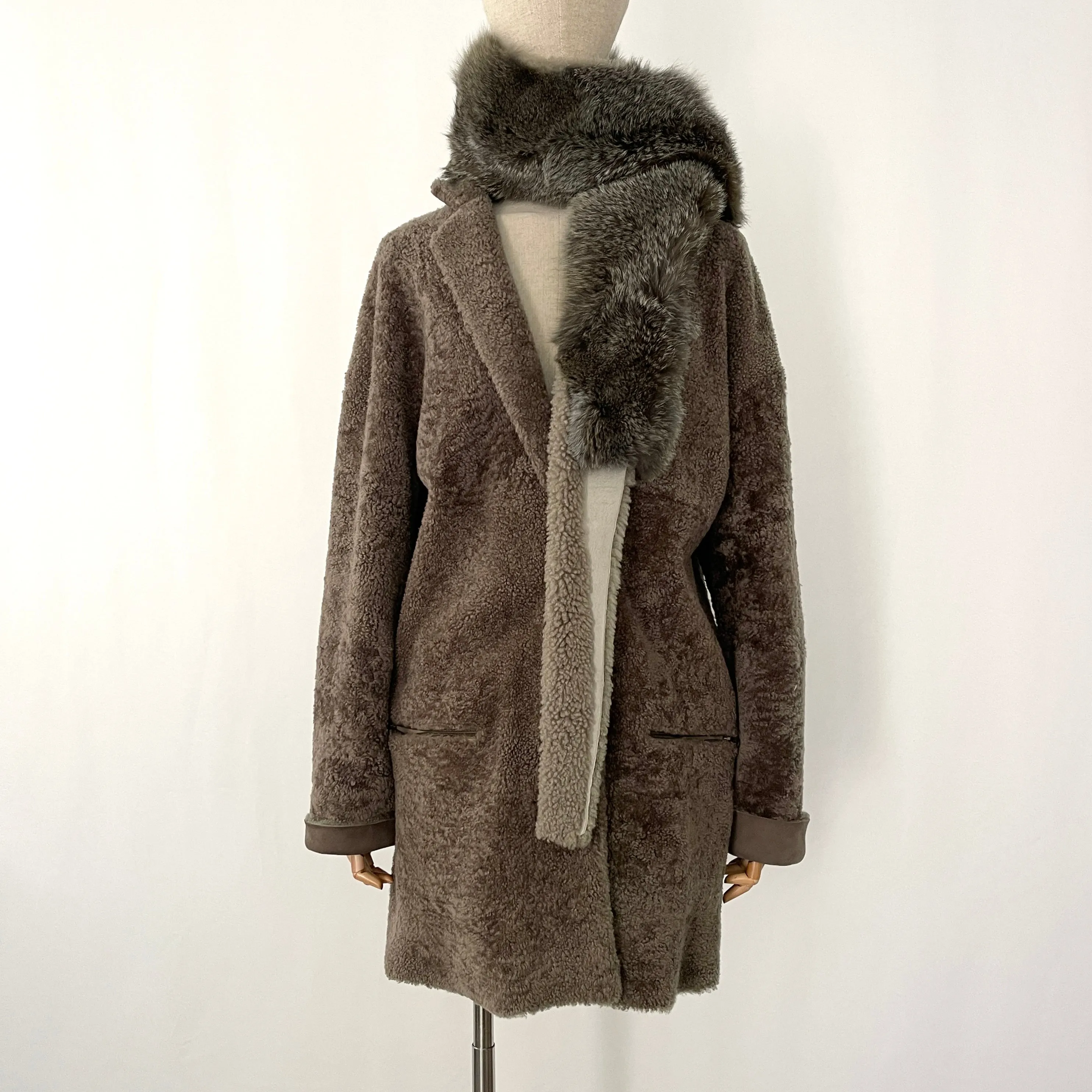 32 PARADIS SPRUNG FRERES Coat   Scarf