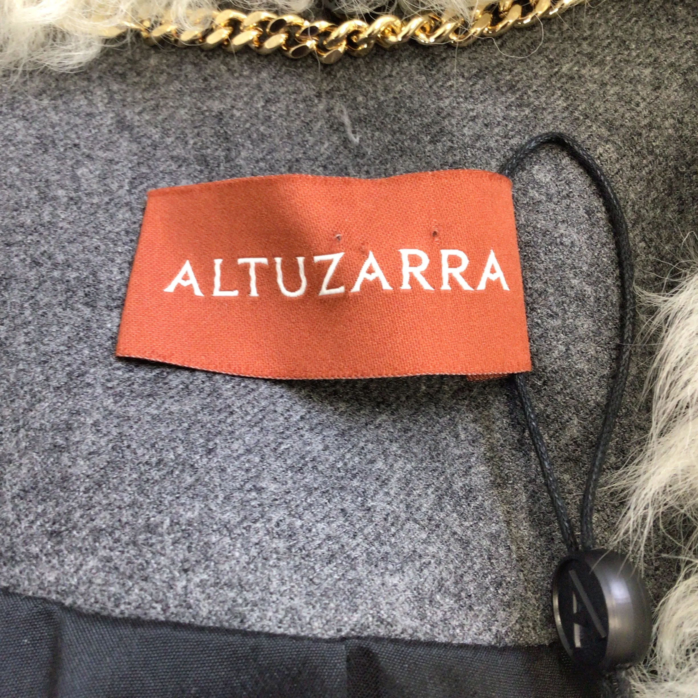 Altuzarra Grey Octopian Shearling Wool Jacket