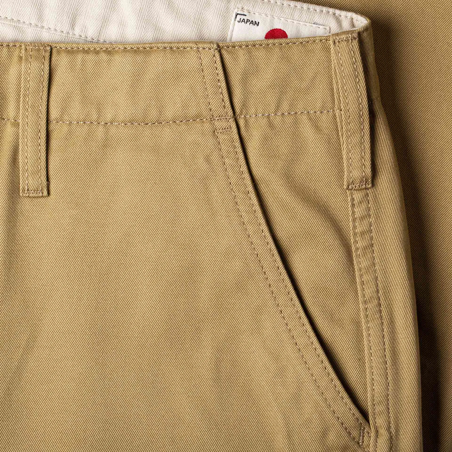 BC-04 RELAXED CHINO 8.5 oz. bronze brown sateen twill