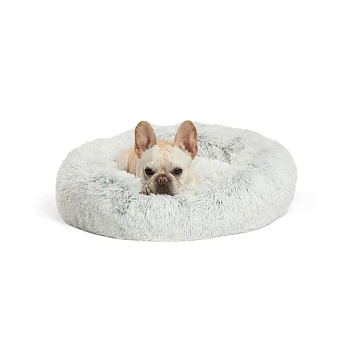 Best Friend's by Sheri - Calming Donut Dog Bed in Shag Fur