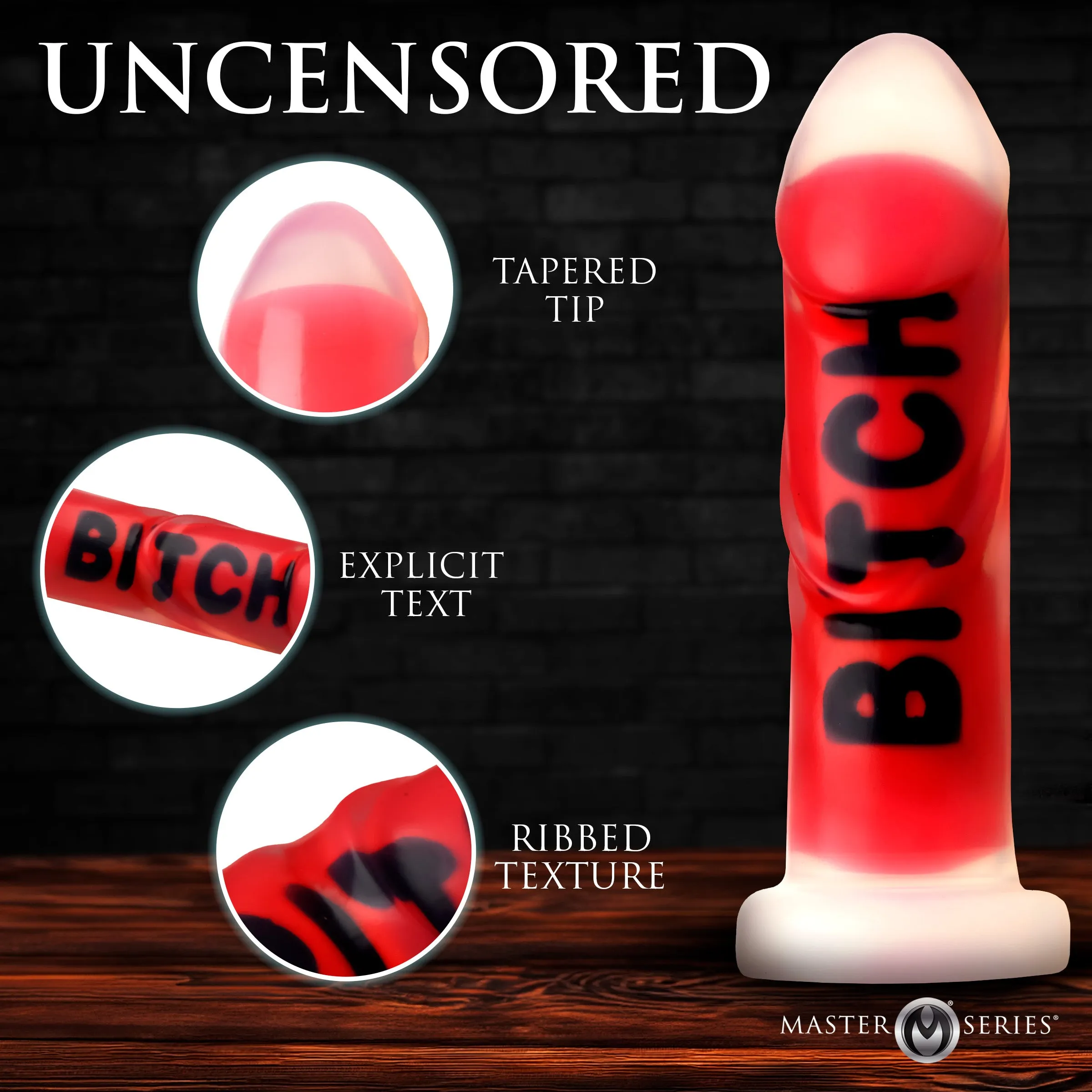 BITCH Silicone Dildo