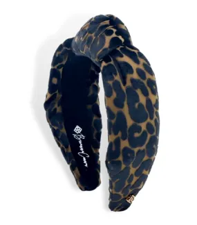 Black and Tan Leopard Print Headband