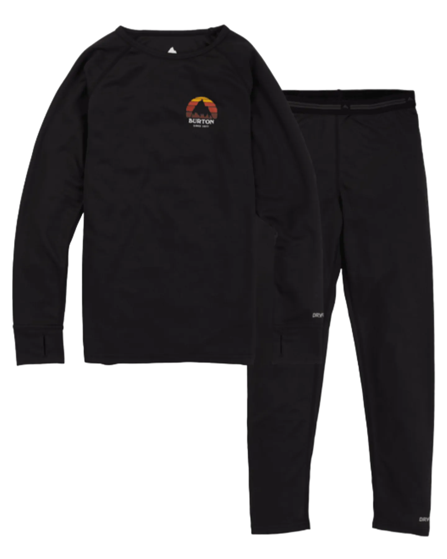 Burton Kids' Lightweight Base Layer Set - True Black