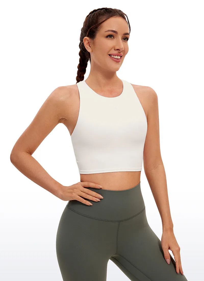 Butterluxe High Neck Racerback Tank