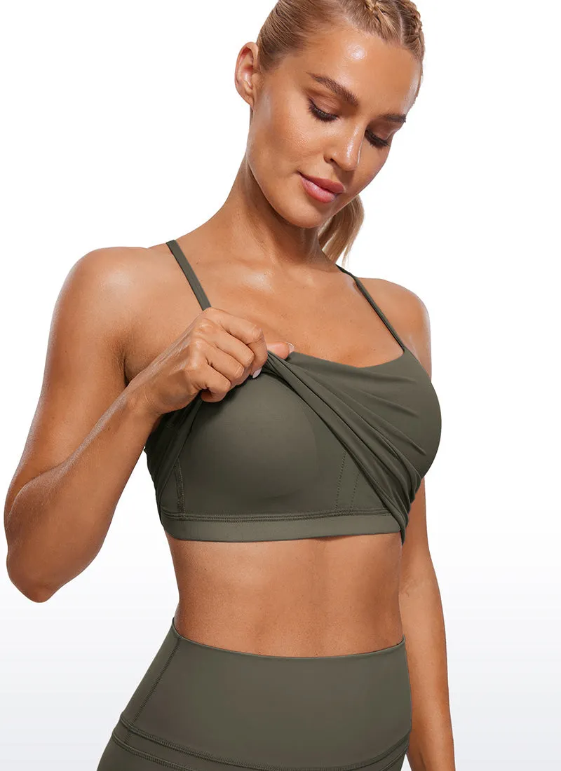 Butterluxe Y Back Built-in Bra Tanks