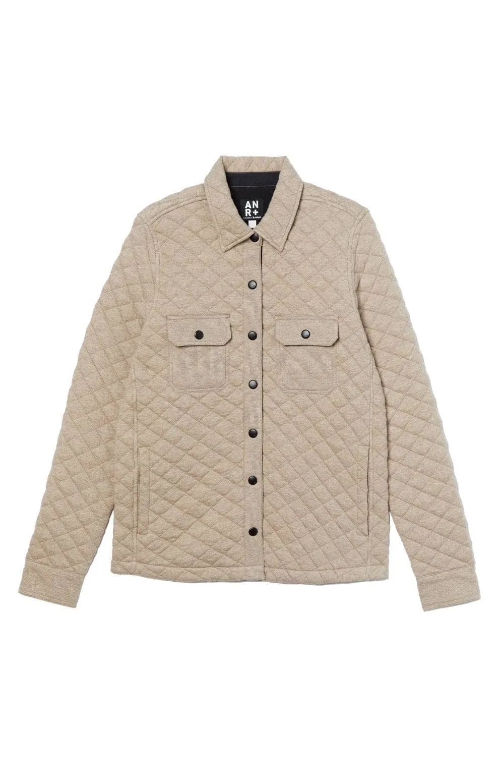 Cambria Shirt Jacket | Heather Stone