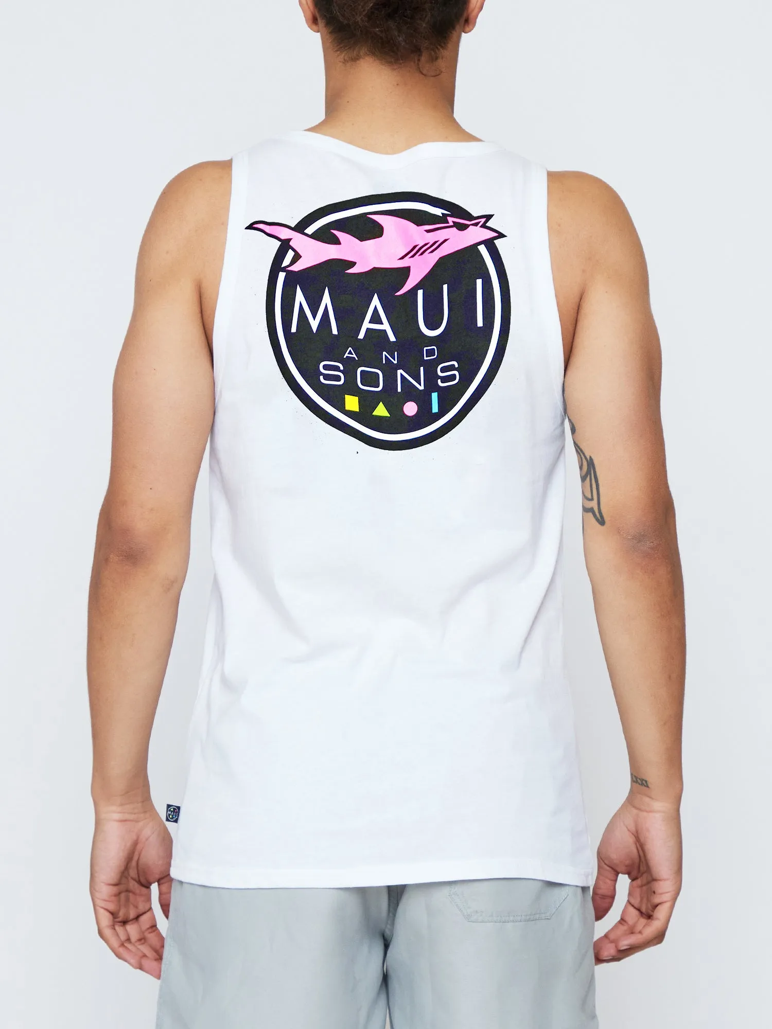 Classic Shark Logo Tank Top-Multi Colors