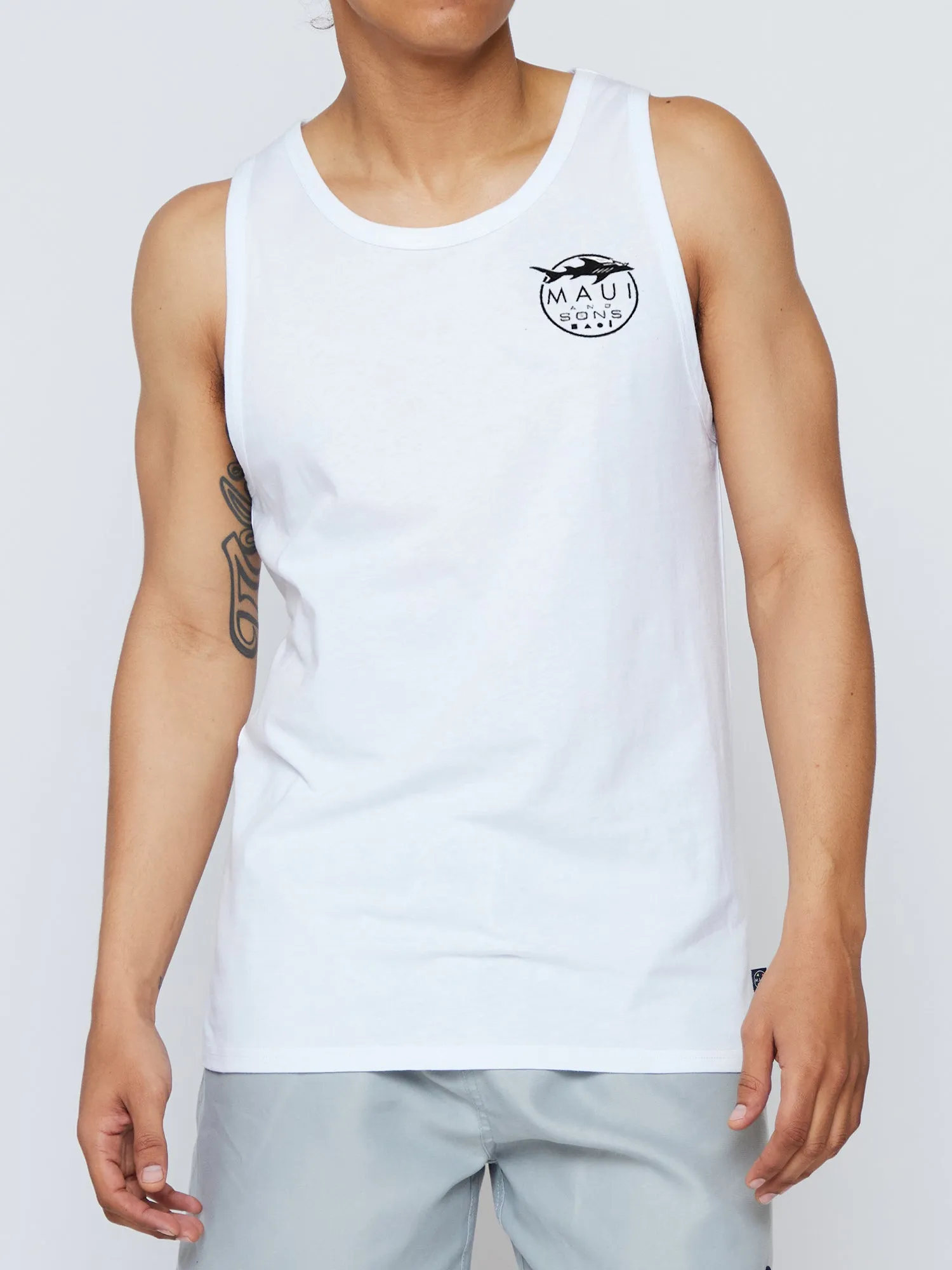 Classic Shark Logo Tank Top-Multi Colors