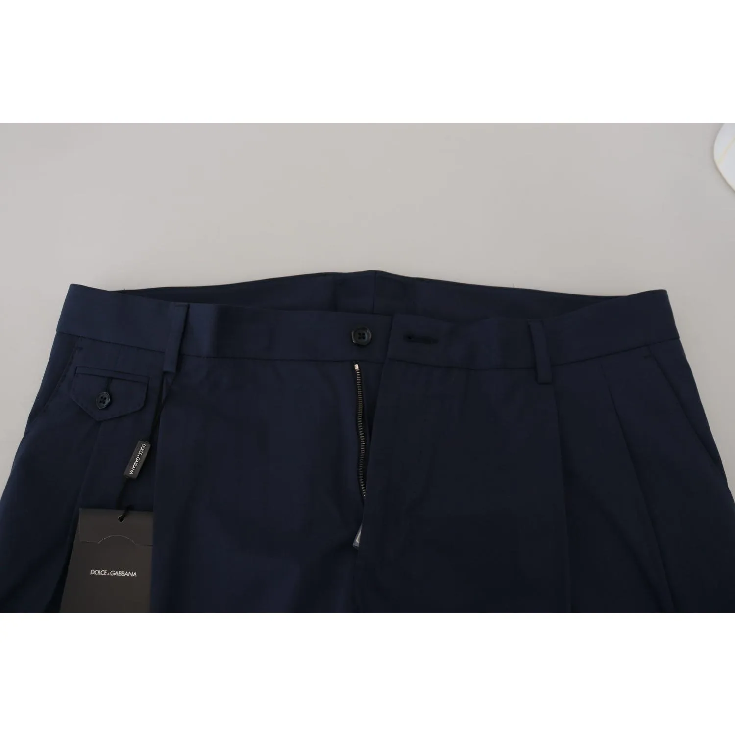 Dolce & Gabbana Chic Slim Fit Chinos in Blue