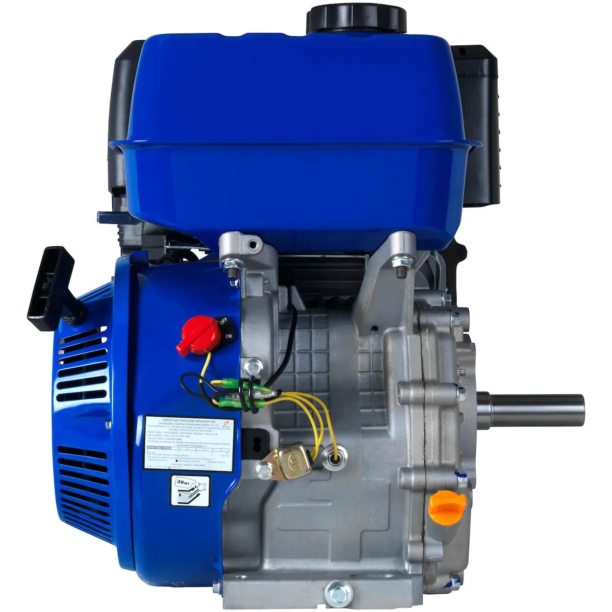 DuroMax XP16HP 420cc 1" Shaft Recoil Start Horizontal Gas Powered Engine