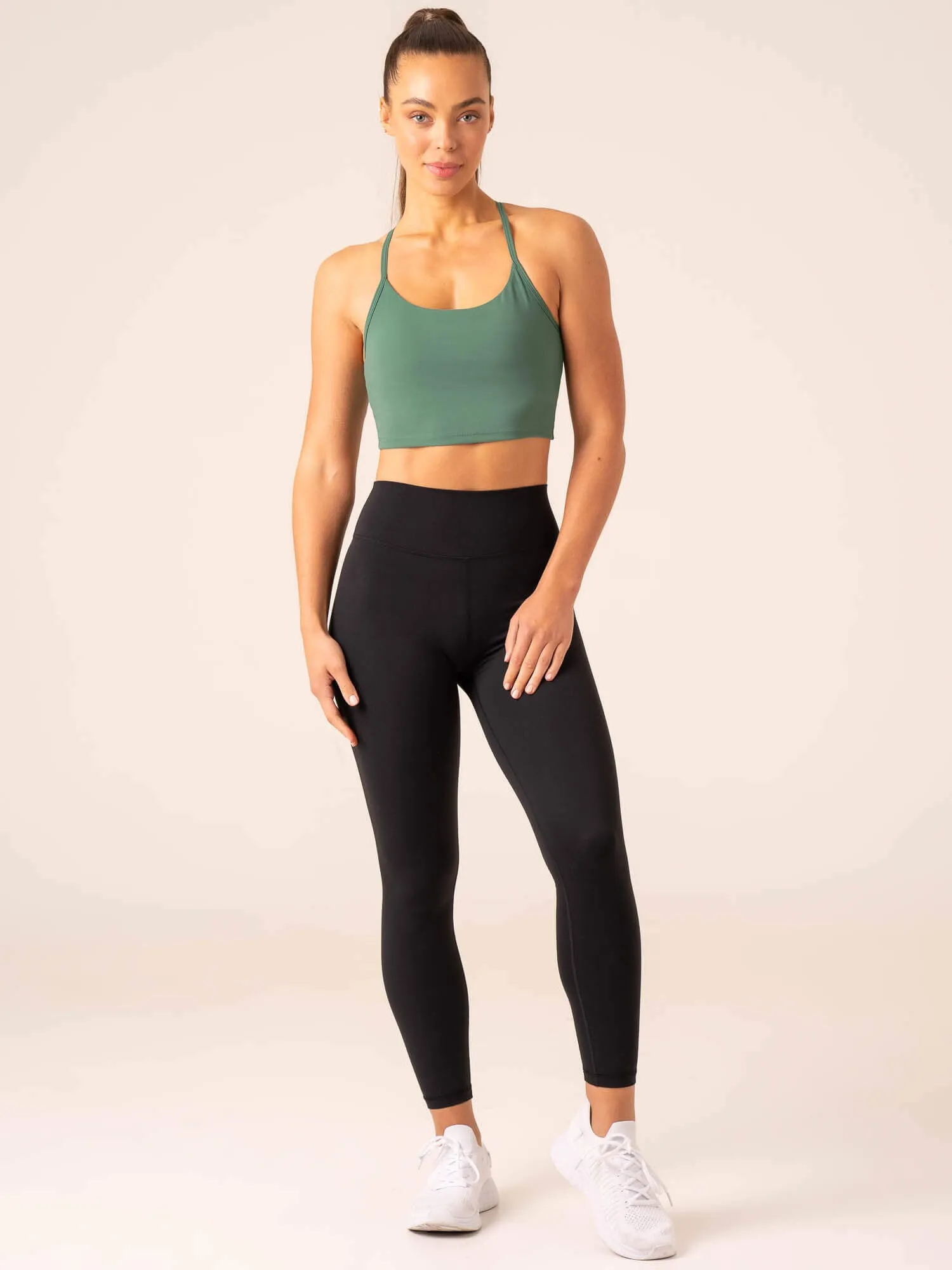 Embody Compression Tank Bra - Dark Green