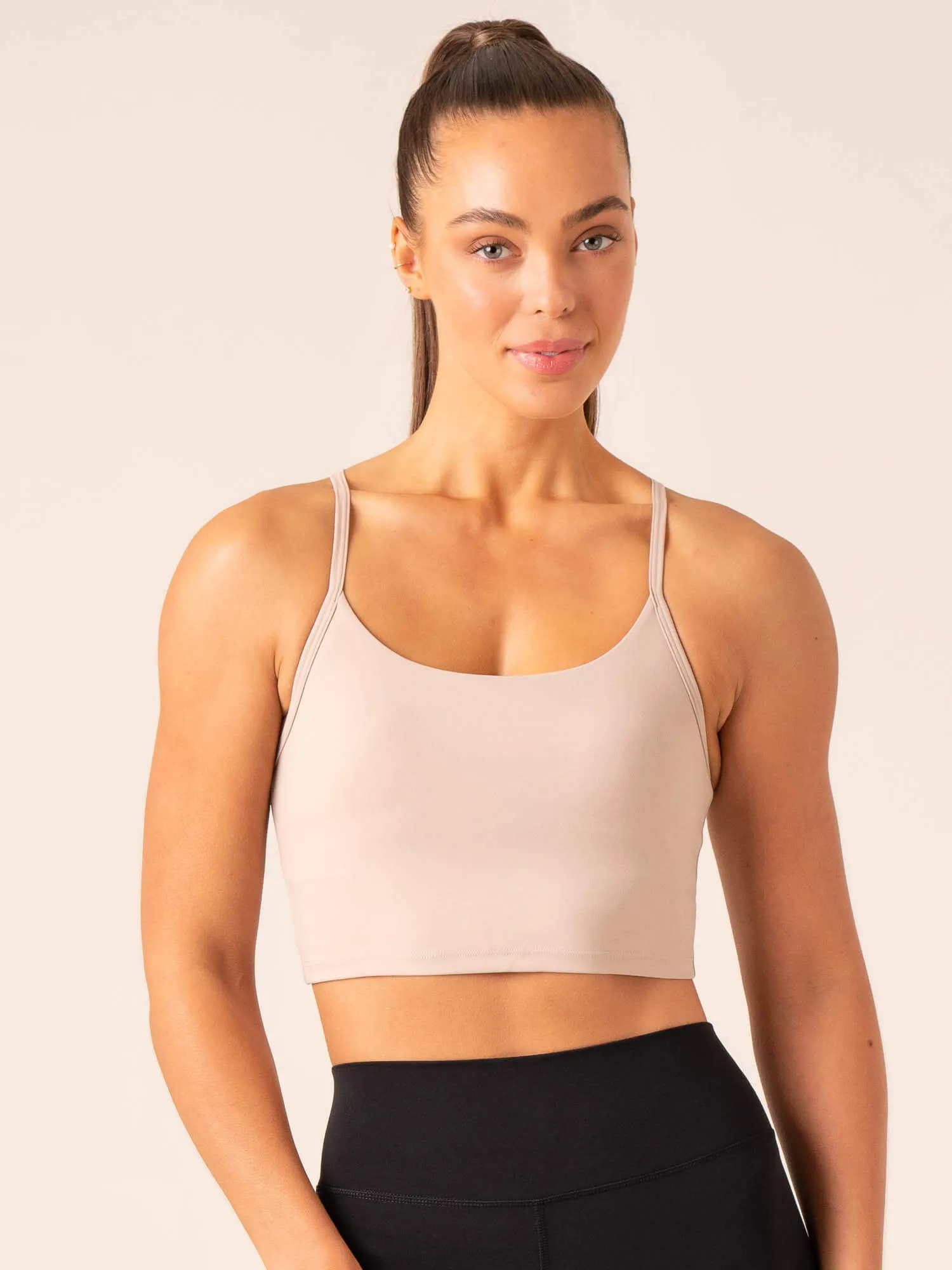 Embody Compression Tank Bra - Mushroom