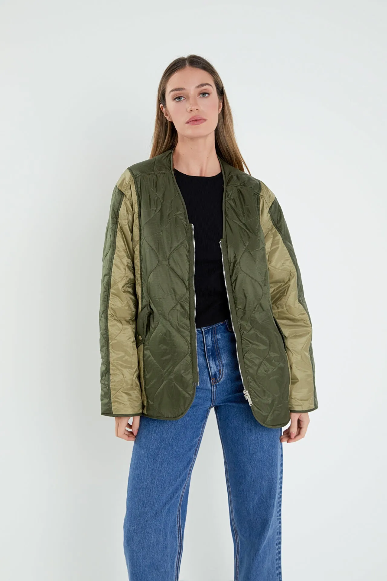 English Factory - Oversize Quilted Jacket