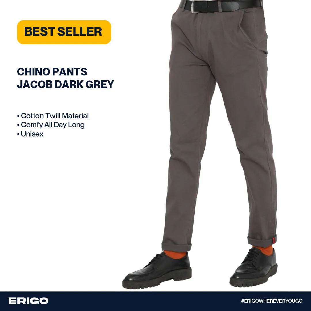 Erigo Chino Pants Jacob Dark Grey