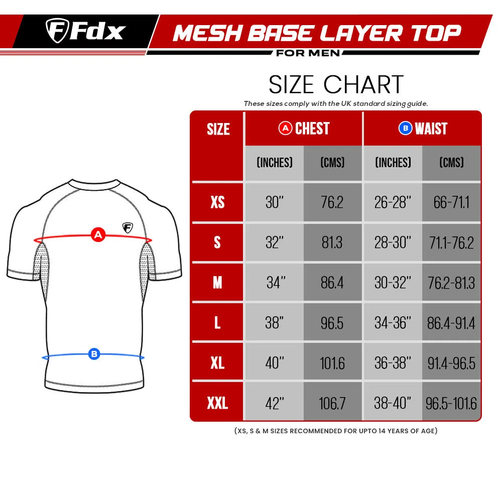 Fdx Aeroform Red Men's & Boy's Short Sleeve Mesh Summer Cycling Top