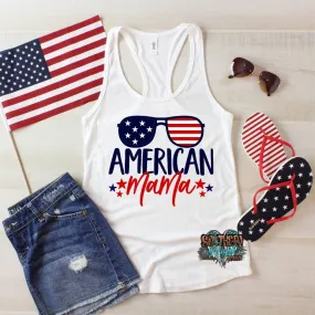 Fourth Of July tank | American mama tank tee | Vacation tank | 'Merica tank | Summer tank | USA | Patriotic tank | Drinkin tank | red