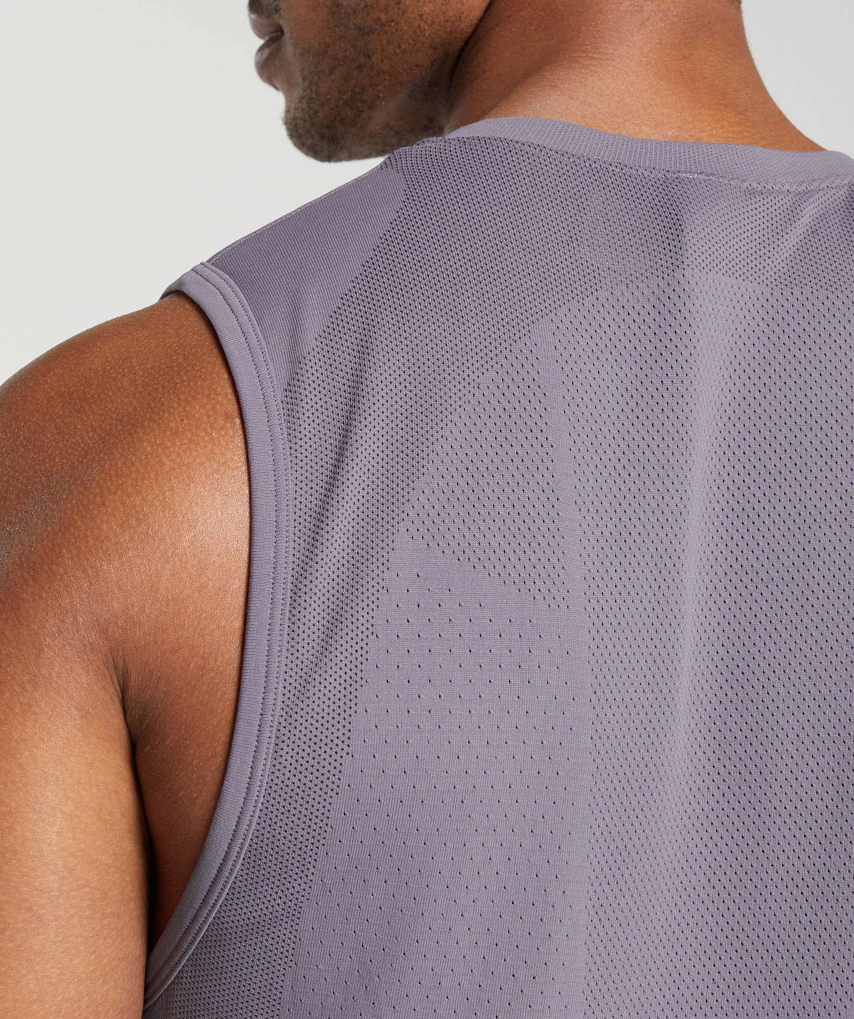 Gymshark Apex Seamless Tank - Fog Purple/Greyed Purple