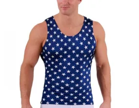 Insta Slim USA Stars Activewear Muscle Tank 4MAT001