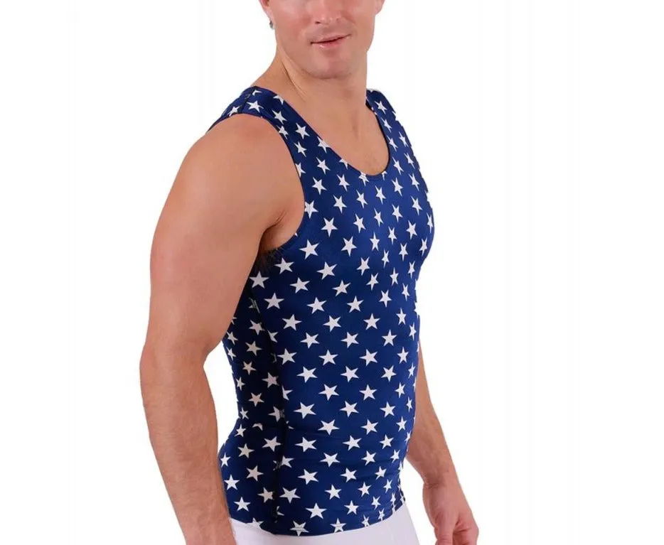 Insta Slim USA Stars Activewear Muscle Tank 4MAT001