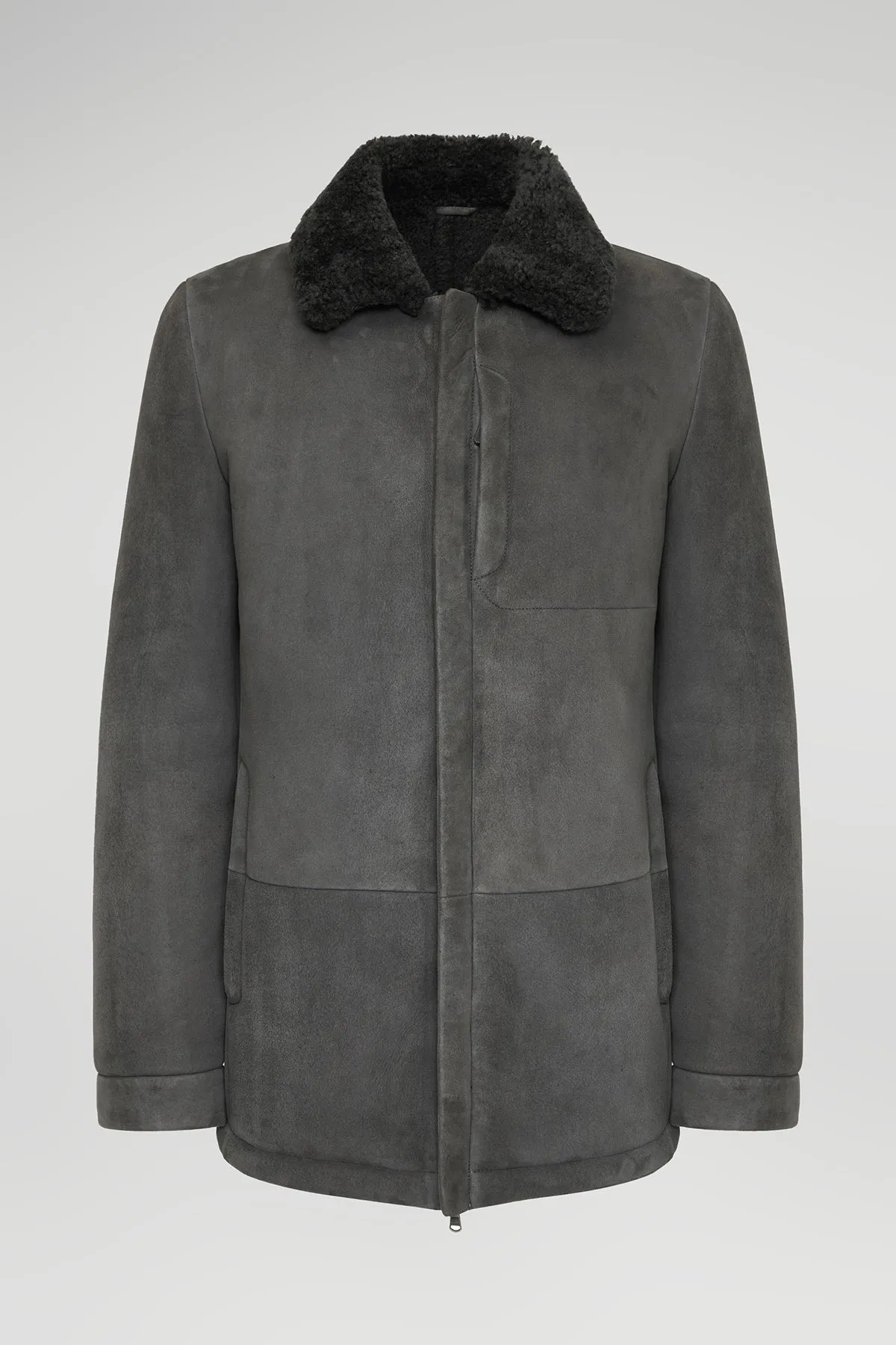 Joseph - Anthracite Shearling Coat