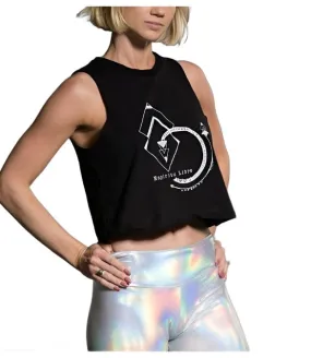 Last Chance! Onzie Hot Yoga Muscle Tank 3019 Free Spirit Black