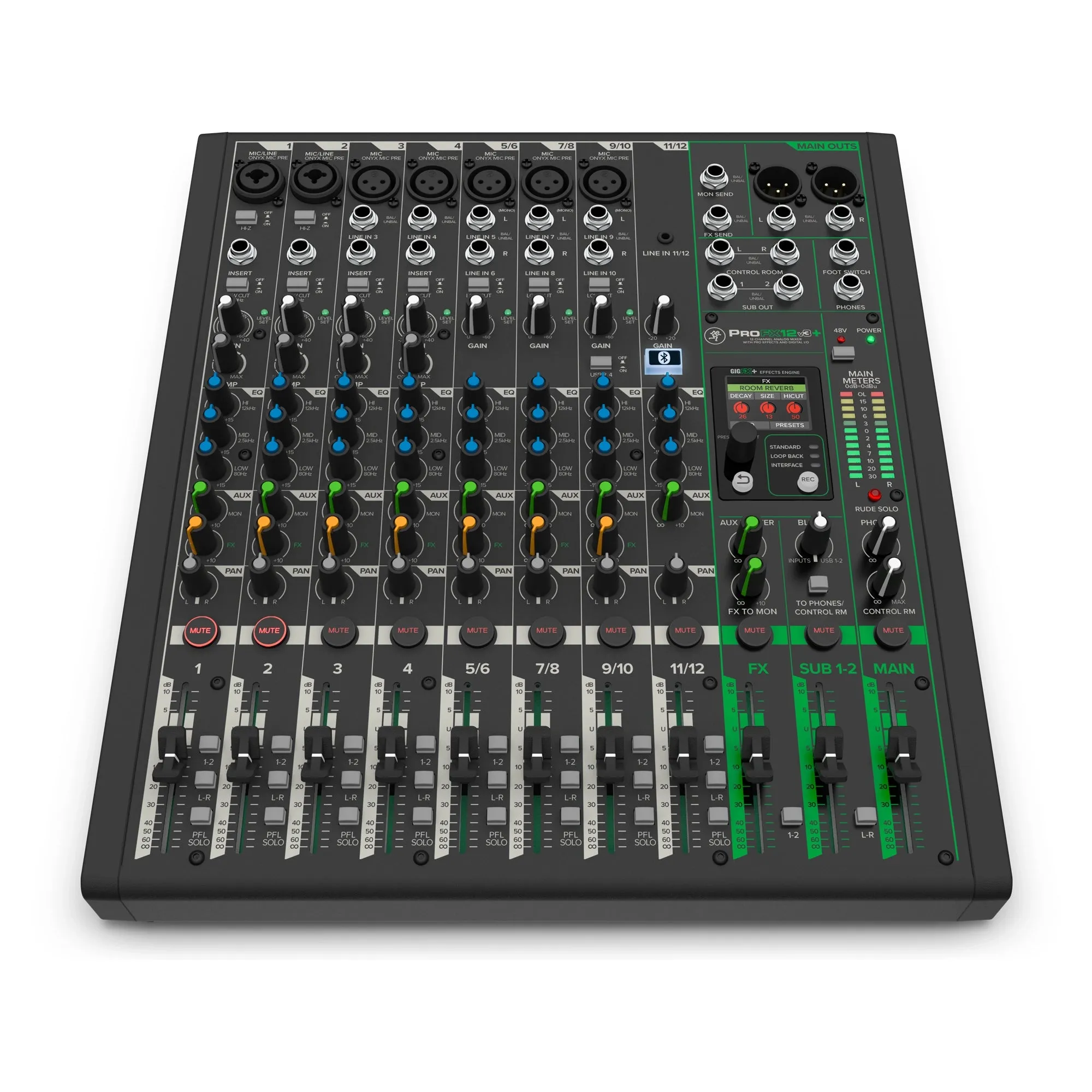 Mackie Profx12v3  12-Channel USB-C Mixer