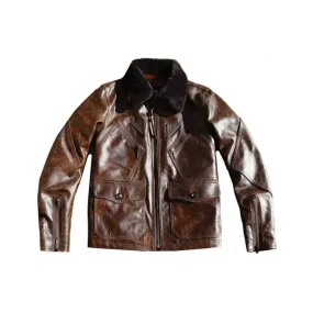 Men's Marshall Shearling Flight Leather Jacket