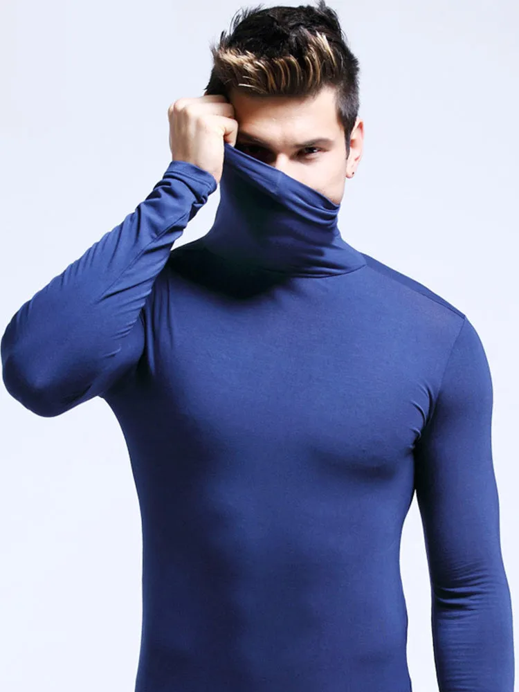 Men's Turtleneck Thermal Top Base Layer Shirts