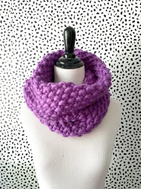 Merino Bubble Fluff Cowl in Gumdrop