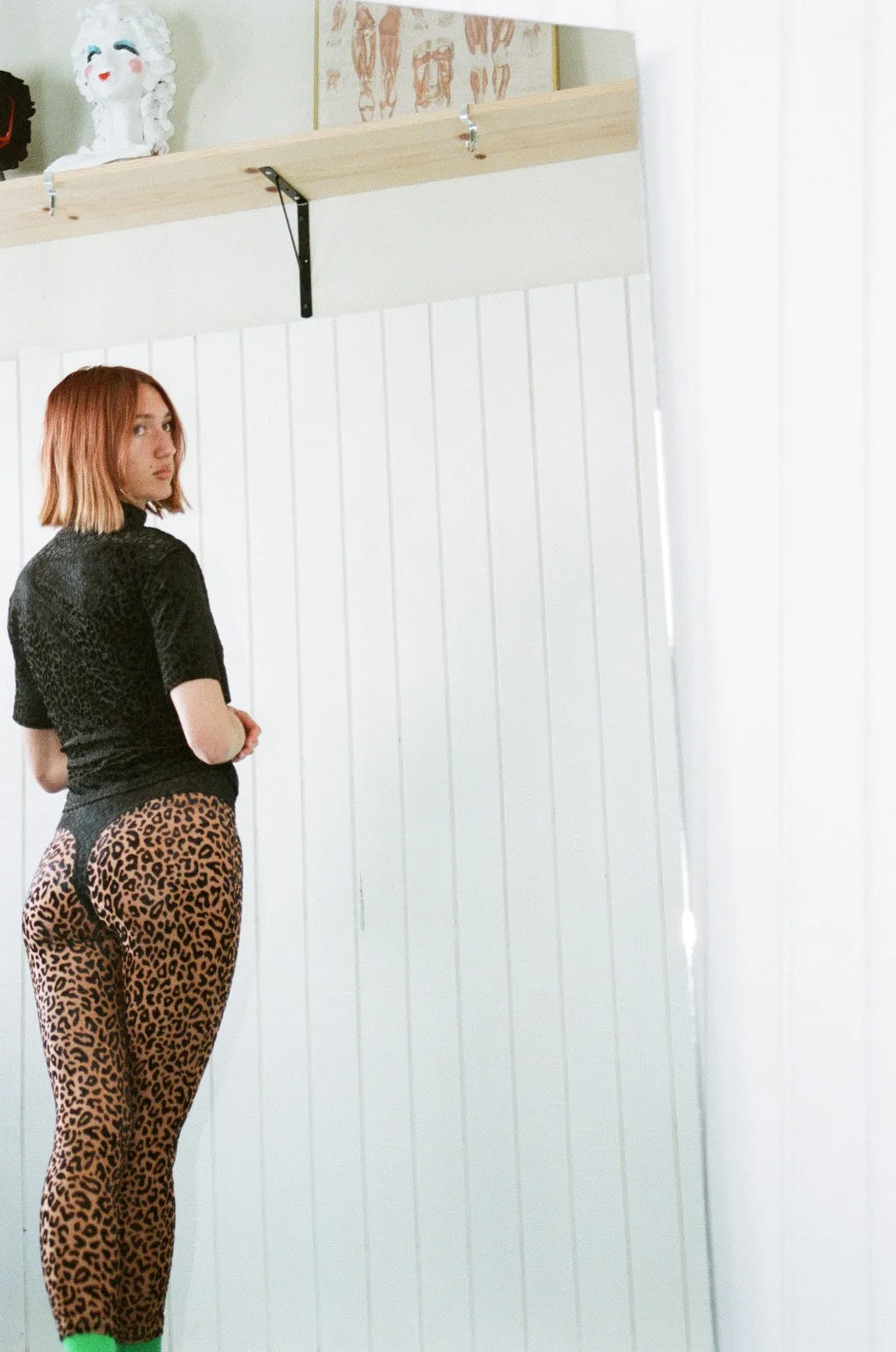 New Jersey Leopard Thong Leggings