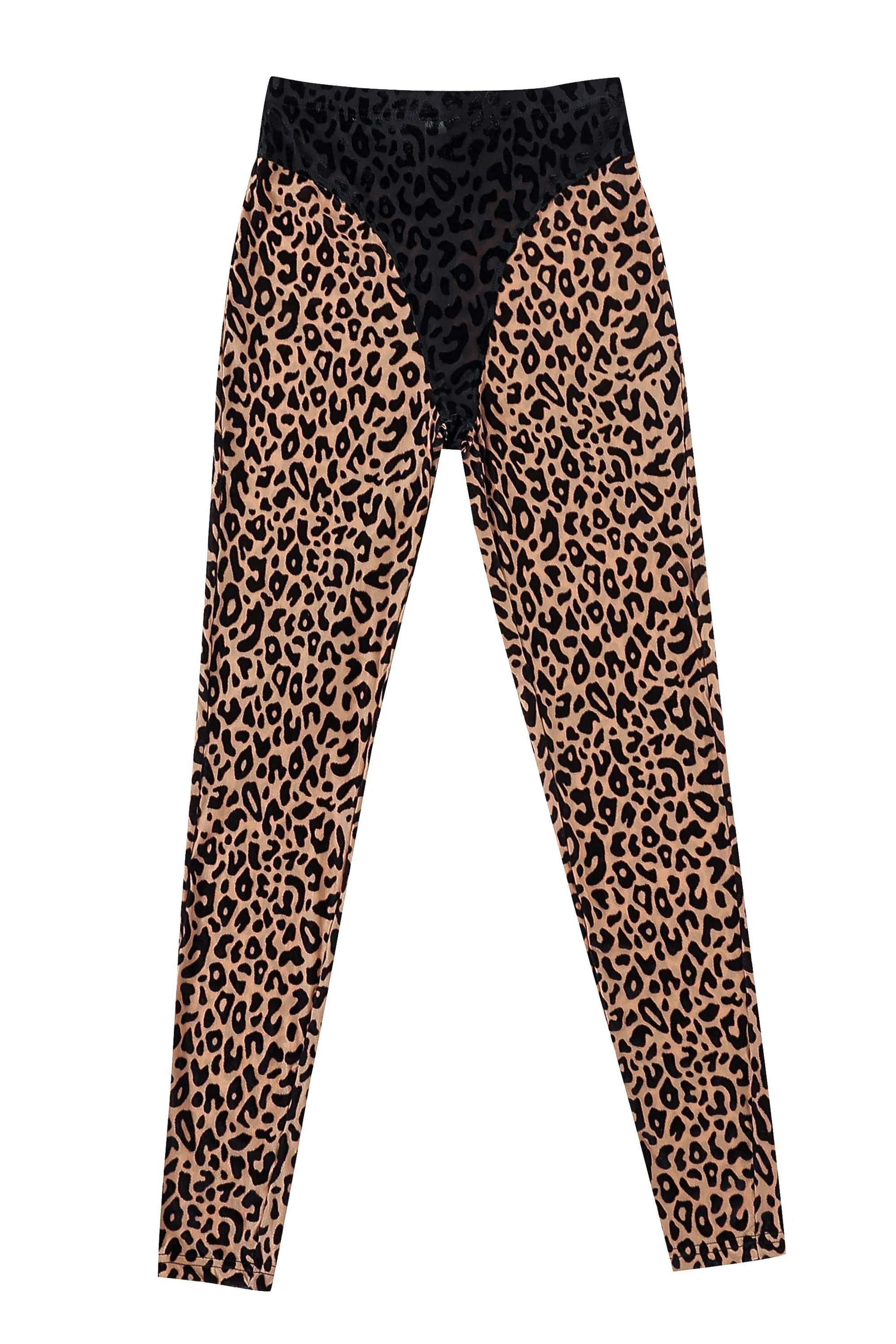 New Jersey Leopard Thong Leggings