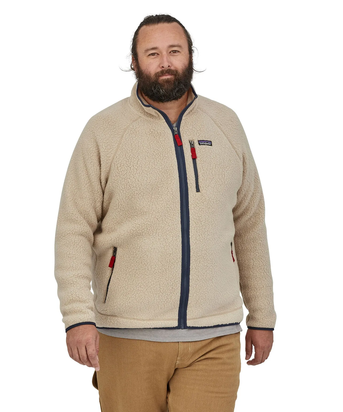 Patagonia Men's Retro Pile Fleece Jacket - Seabird Grey