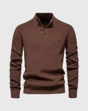 Premium Stand-Collar Sweater