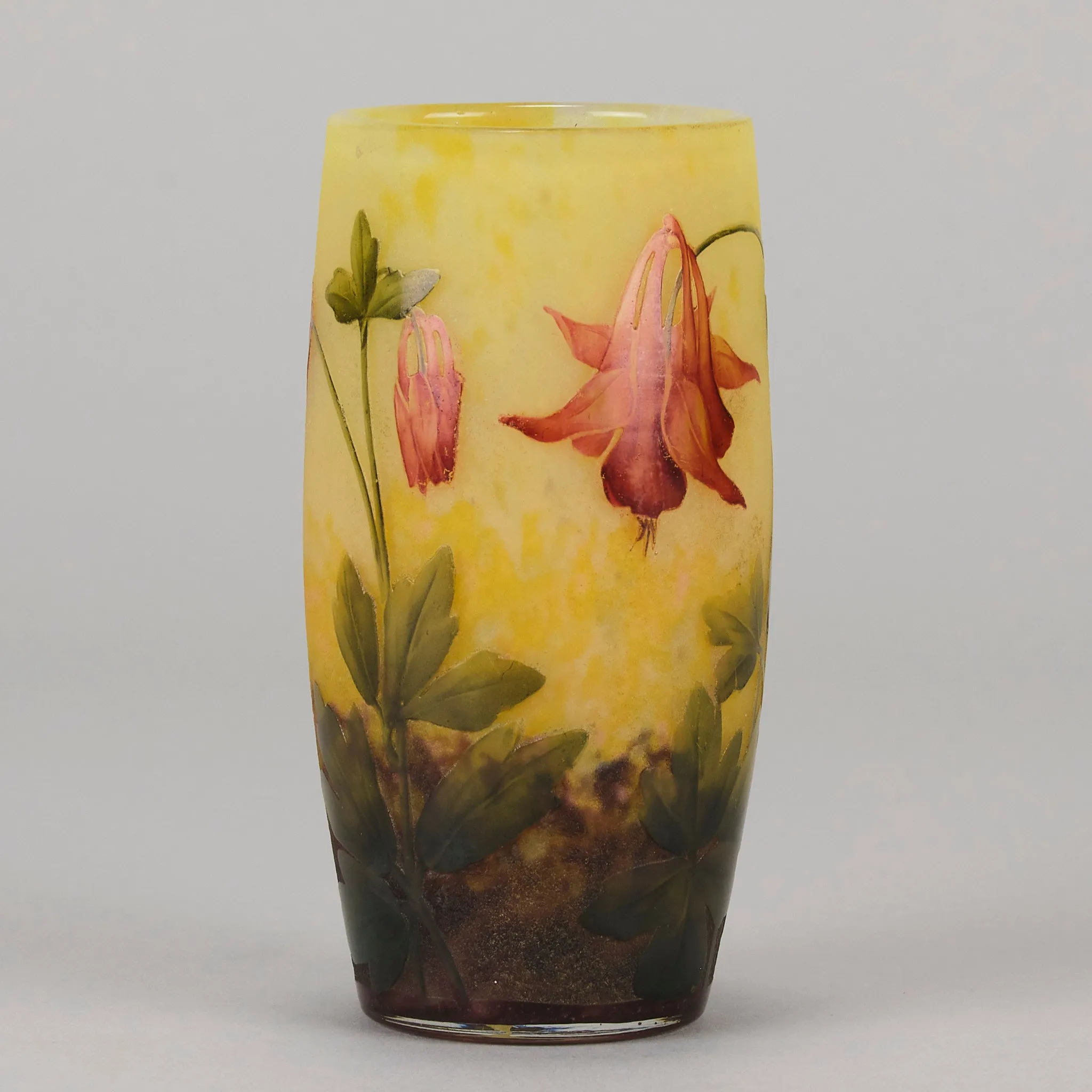 "Aquilegia Vase" by Daum Frères