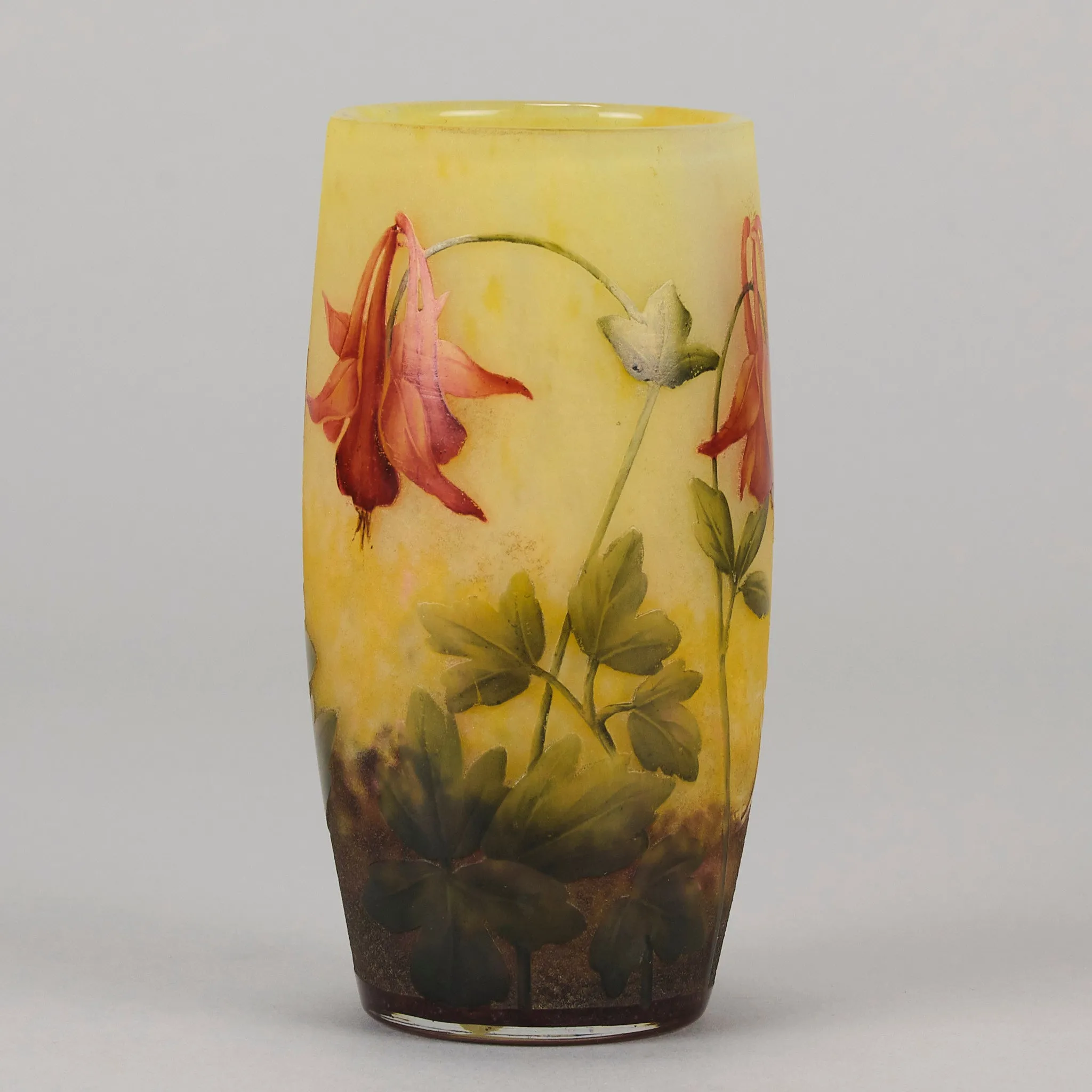 "Aquilegia Vase" by Daum Frères