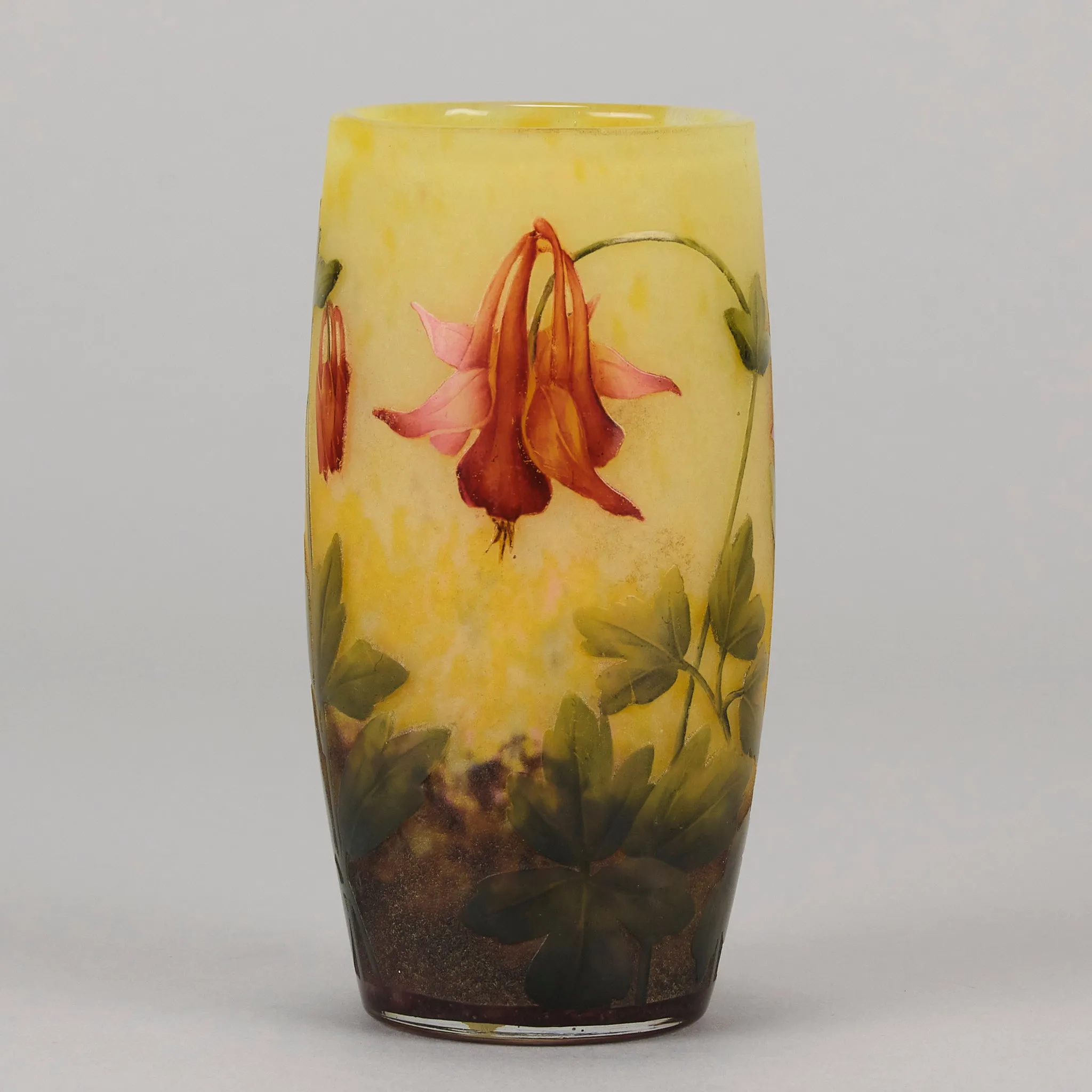 "Aquilegia Vase" by Daum Frères