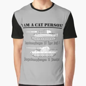 "I Am A Cat Person" Graphic T-Shirt (TANKS)