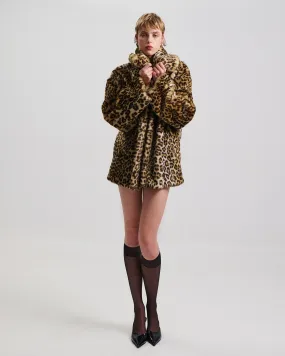 Rachel Leopard Coat