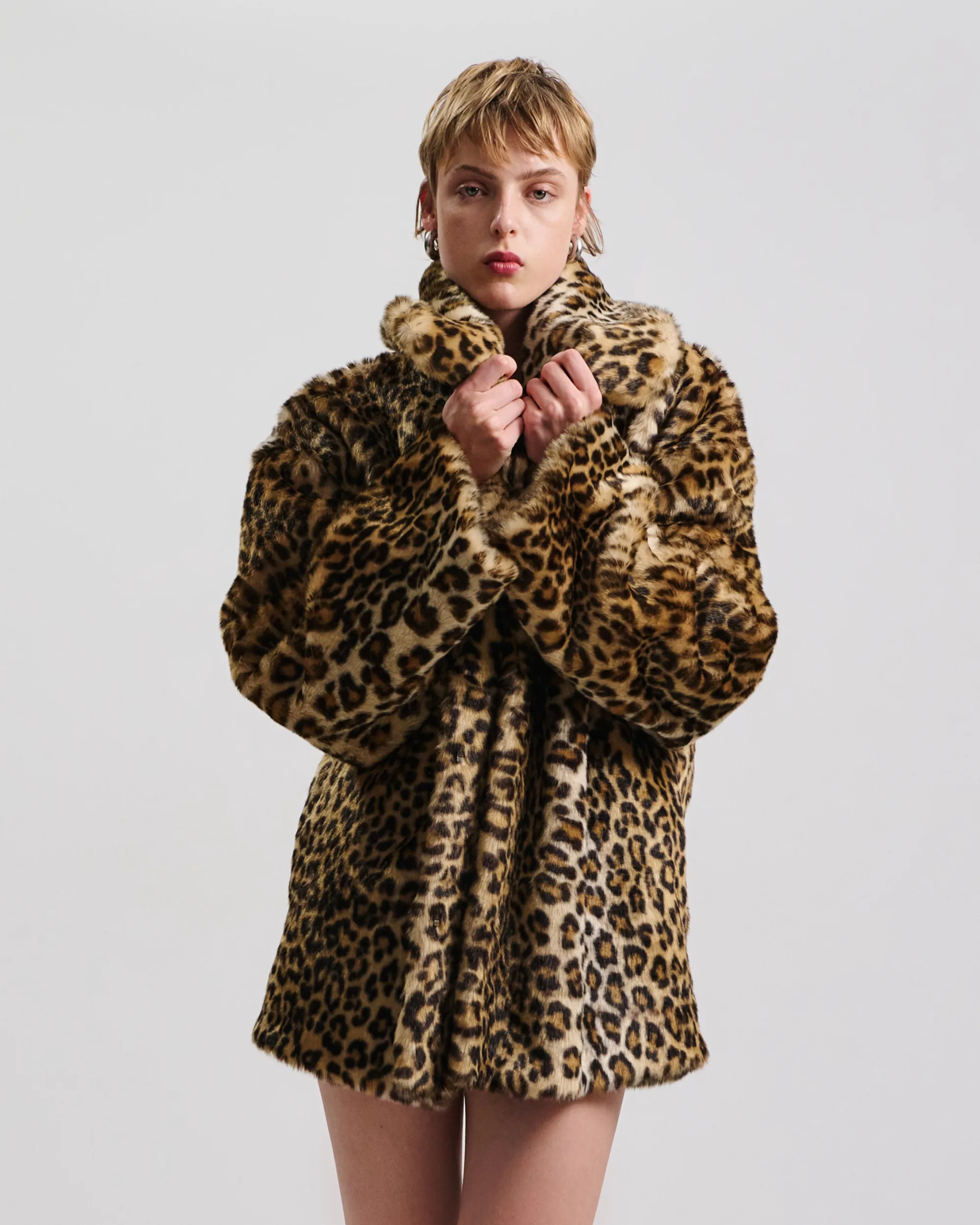 Rachel Leopard Coat