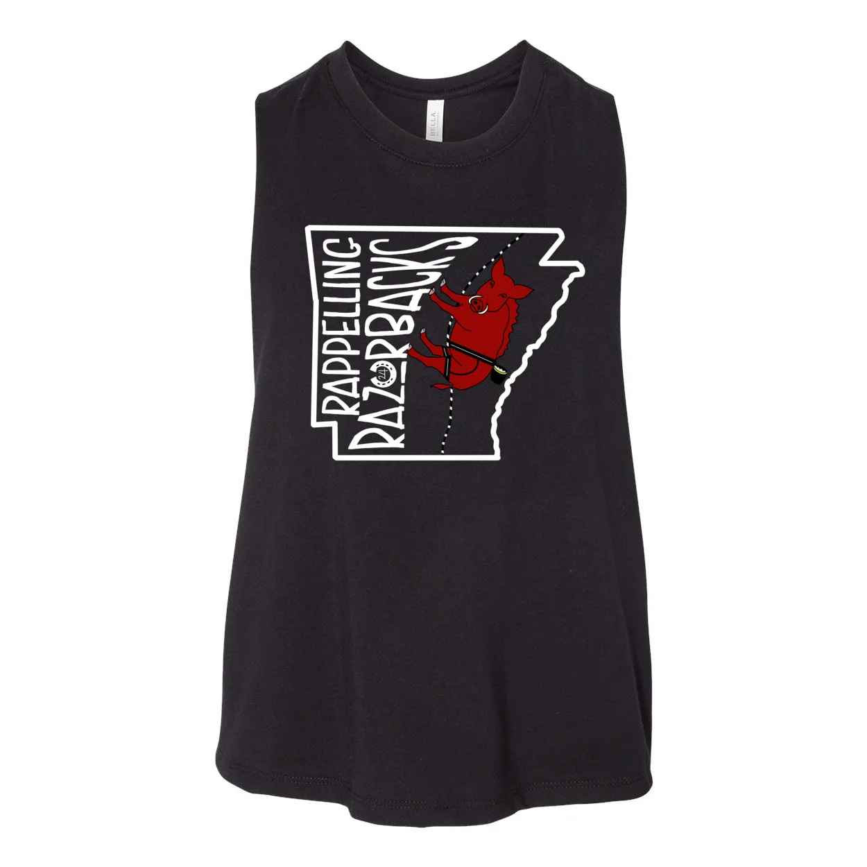 Rappelling Razorbacks Crop Top