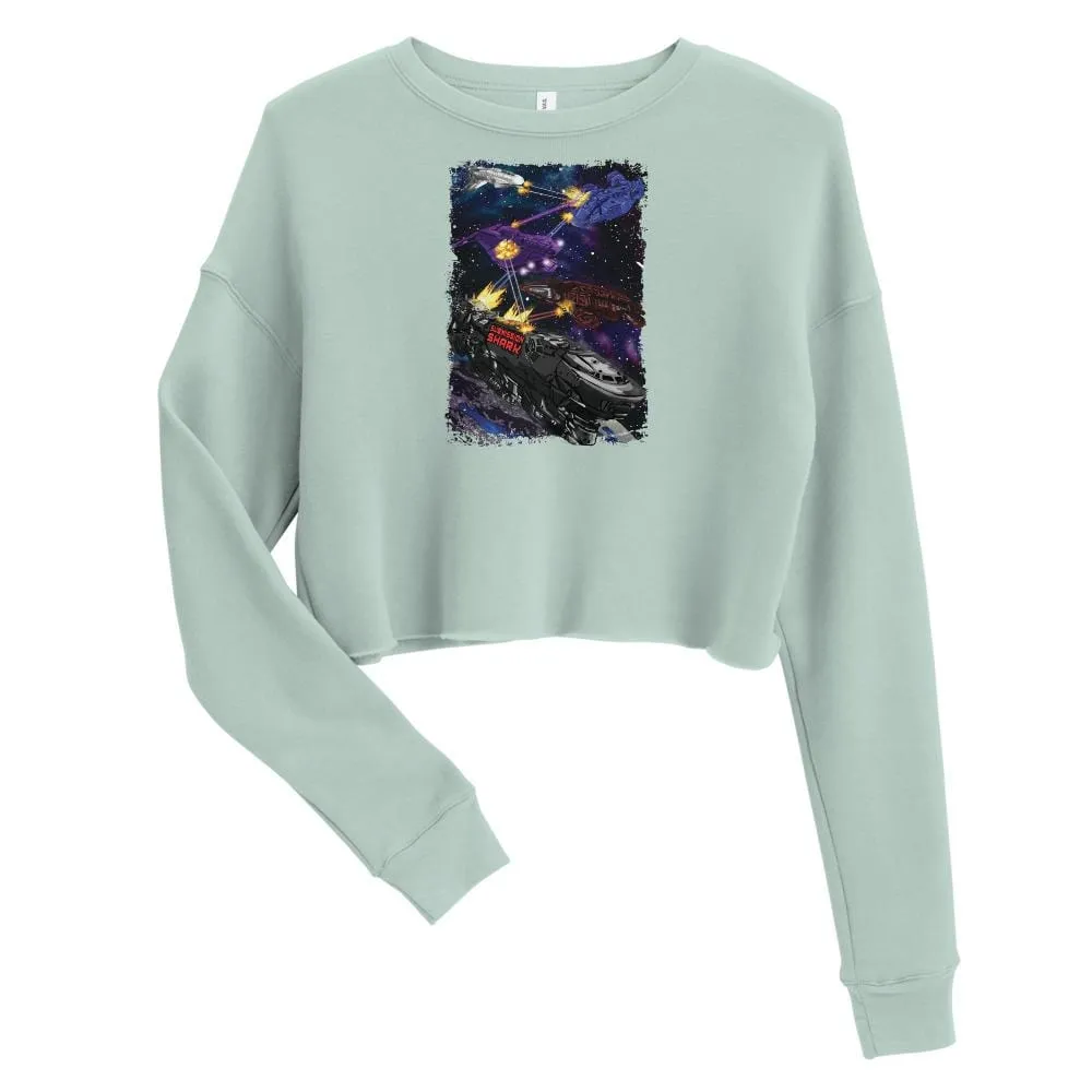 Spar Wars: Spaceships ~ Crop Sweatshirt