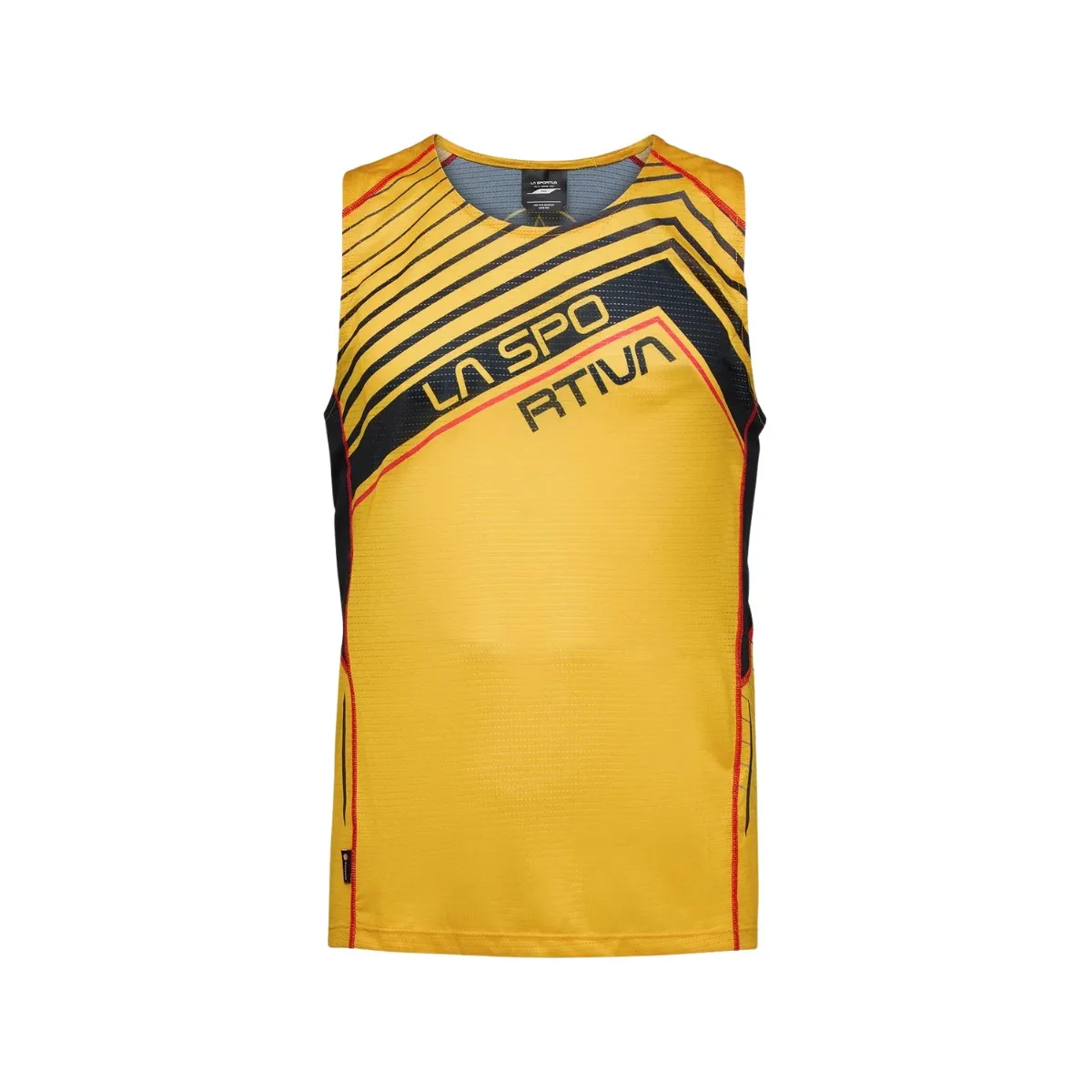 T-shirt La Sportiva Tank M Sleeveless Yellow Black