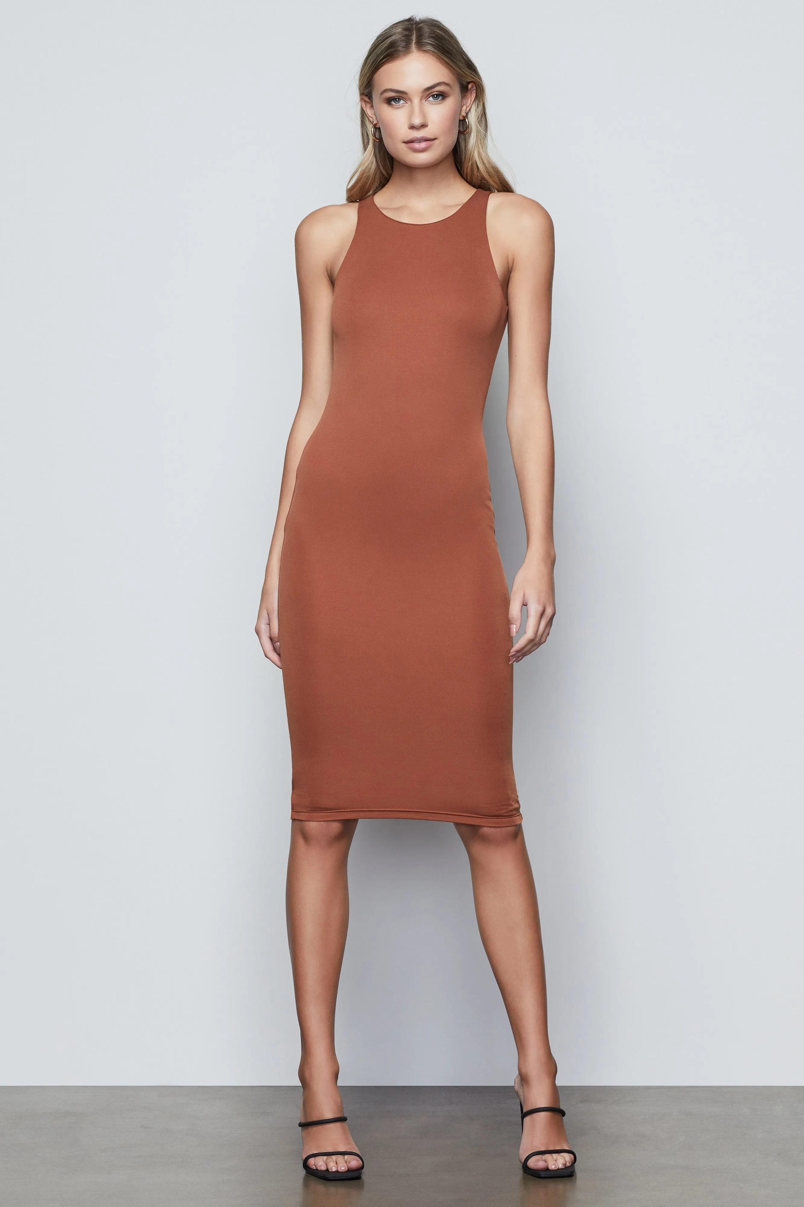 THE BODY SCULPTED MIDI DRESS | CHAI001