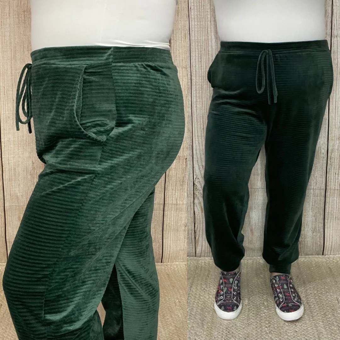 Velvet Corduroy Joggers