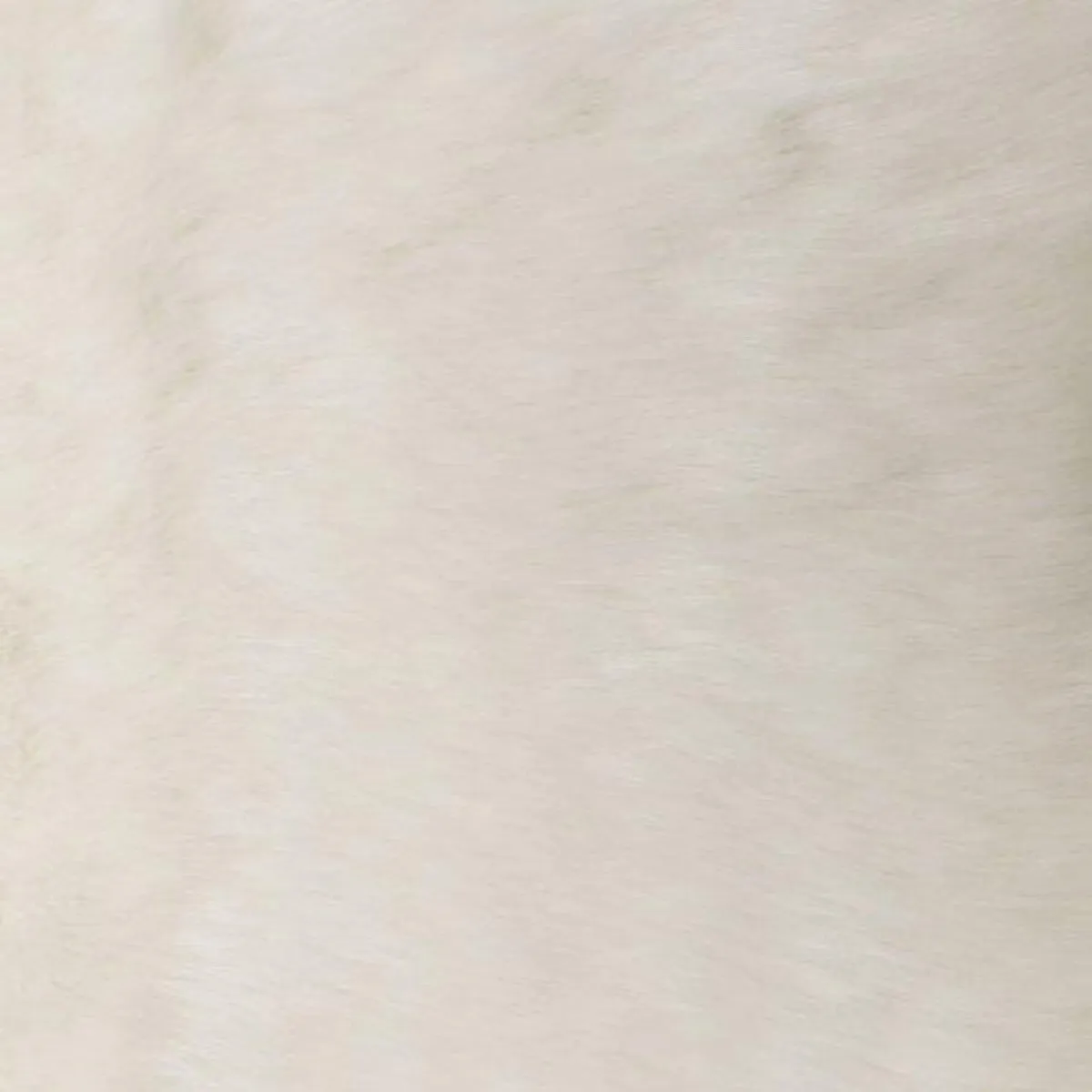 White Solid Mink Faux Fur Fabric